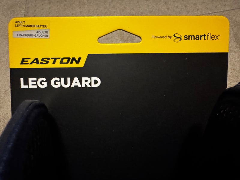 Blue Easton Leg Guard - For Left Handed Batter (New)