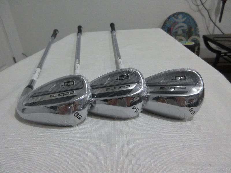 Cobra King Snakebite-X Wedge Set - 50* - 54* - 58* - Stiff Flex Steel - NEW