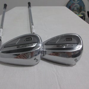 Cobra King Snakebite-X Wedge Set - 54* - 58* - KBS Max 80 Stiff Flex Steel - NEW