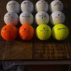 Top Flite XL Distance Balls 12 Pack (1 Dozen) (Used)