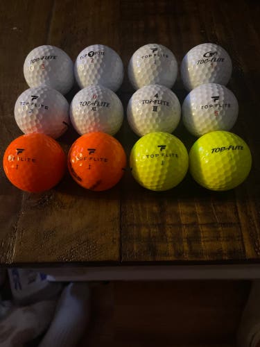 Top Flite XL Distance Balls 12 Pack (1 Dozen) (Used)