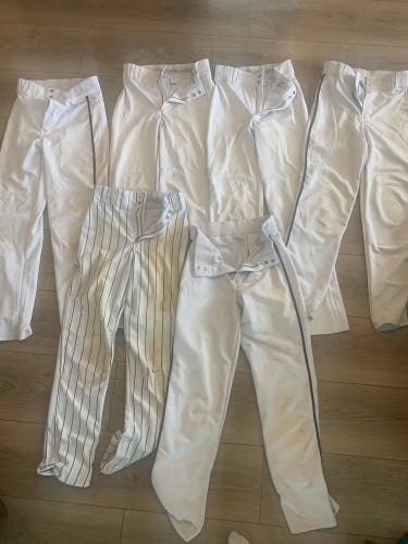 White Youth XL Youth Baseball Pants - Used