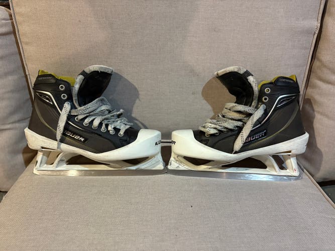 Bauer Supreme One80 Hockey Goalie Skates Regular Width  10.5 (Used)