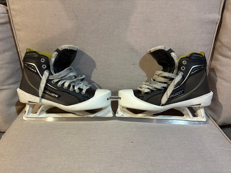 Bauer Supreme One80 Hockey Goalie Skates Regular Width  10.5 (Used)