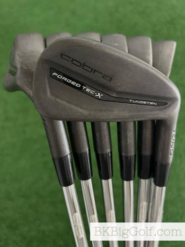 Cobra King Forged Tec X 23 Black Iron Set 5-G / KBS Tour Lite Regular