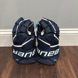 Bauer Vapor Hyperlite Gloves 13" (New)  Blue