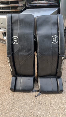 34" Warrior Ritual G5 Pro Goalie Leg Pads Black