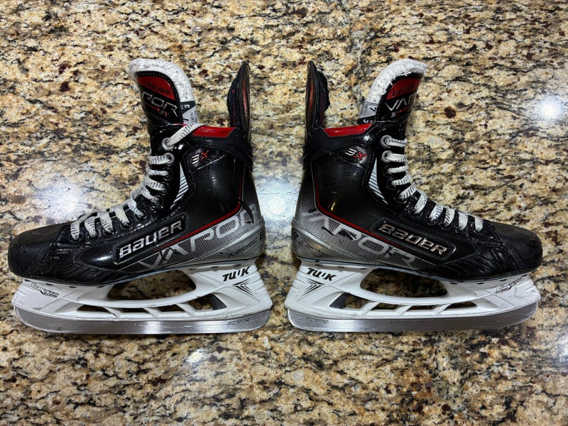 Used Bauer Vapor 3X Hockey Skates Senior Size 7 Fit 3