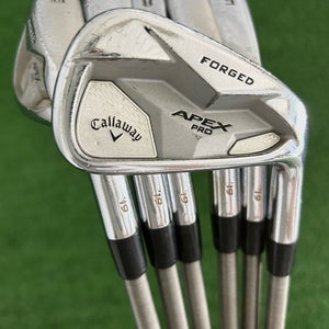 Callaway Apex Pro 19 Forged Iron Set 5-P / SteelFiber i95 Regular Graphite