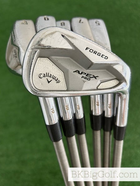 Callaway Apex Pro 19 Forged Iron Set 5-P / SteelFiber i95 Regular Graphite