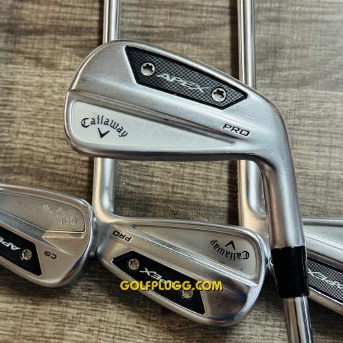 2024 Callaway Apex Pro / Apex CB Iron Set 4-PW / Project X, Stiff (261)