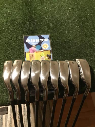 Taylormade R7 CGB MAX rac Irons Set (5-PW-GW-SW-LW) Stiff AttackLite Graphite