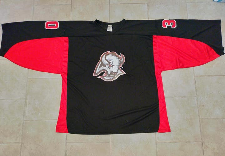 Athletic Knit H7100G Hockey Goalie Jersey - 4XL- Black/RedNEW