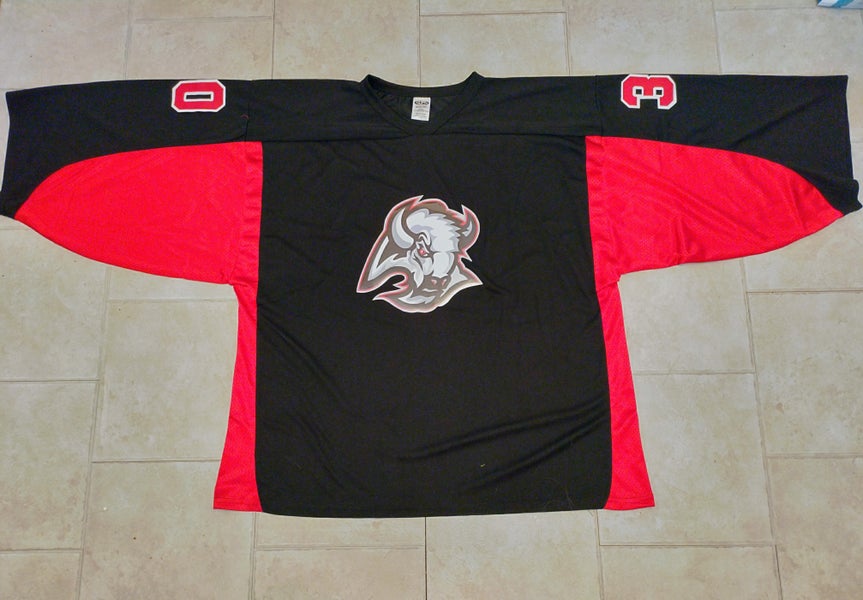 Athletic Knit H7100G Hockey Goalie Jersey - 4XL- Black/RedNEW