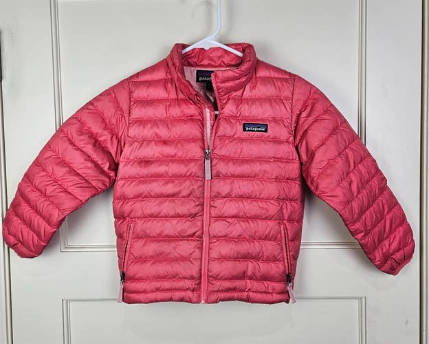 Patagonia Down Sweater Jacket Puffer Toddler Kids Outdoor Girl Size: 5T Pink