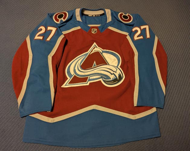 Ryan Graves Game Used Colorado Avalanche Jersey