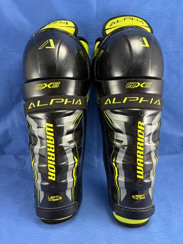 Warrior Alpha QX5 Shin Pads JR 13"