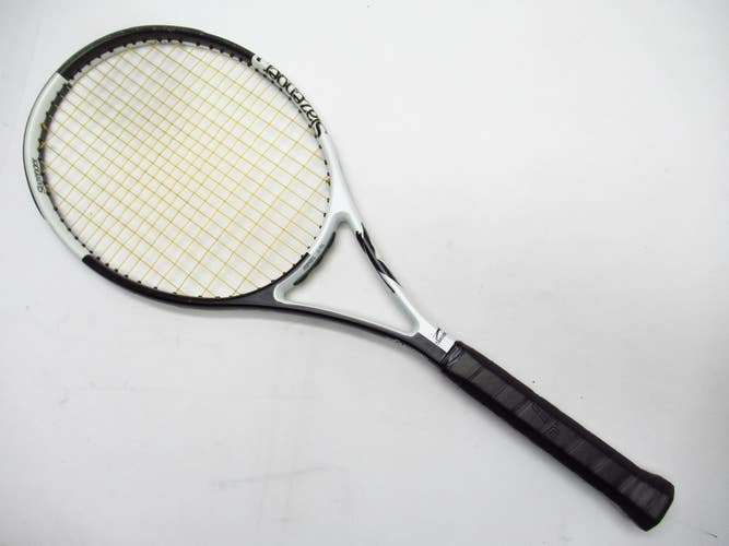 *USED* SLAZENGER PRO BRAIDED HENMAN TENNIS RACQUET (4 3/8) FROM A COLLECTOR