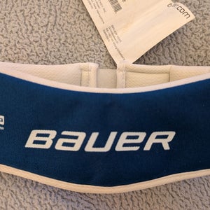 Senior Bauer (New) N7 Nectech blue throat protector, neck guard, neck collar - size XL