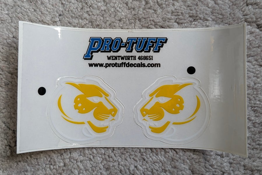 (New) Wentworth Leopards 2" Helmet Decals