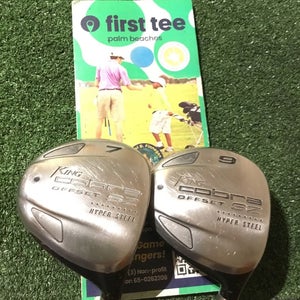 King Cobra SZ Offset Woods Set (7W & 9W)Seniors Lite 50g Aldila HM Tour Graphite