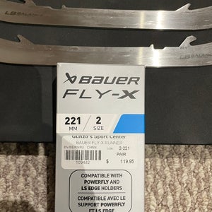 Bauer Fly-X Replacement Steel (221MM / Size 2)