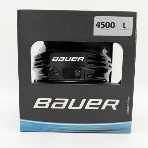 New Bauer 4500 Hockey Helmet-Large-Black