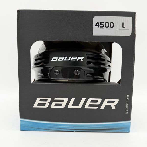 New Bauer 4500 Hockey Helmet-Large-Black