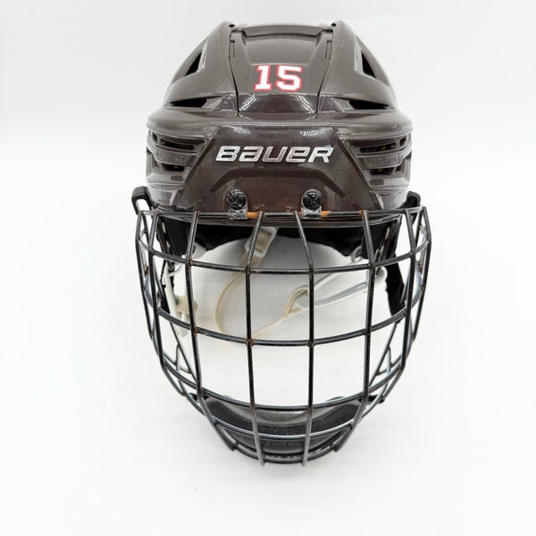 Bauer Reakt 150 Hockey Helmet-Medium W/ Cage-Brown