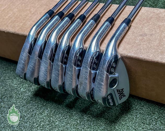 Used RH PXG 0311XP Forged Gen 5 Irons 5-PW/GW Elevate 95g Stiff Steel Golf Set