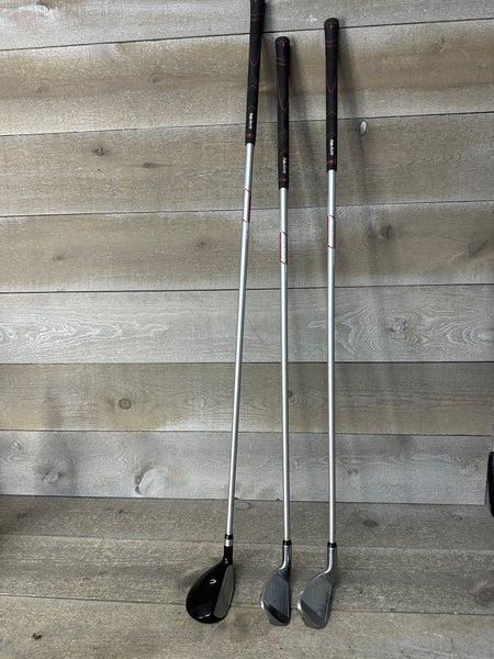 Top Flite Junior 3 Piece Golf Club Set RH 7 9 Iron Hybrid 57" - 60" Graphite