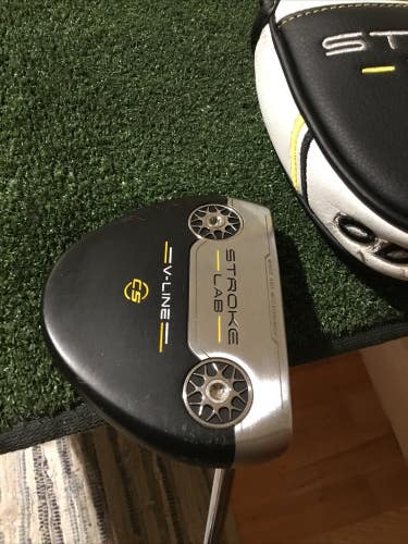 Odyssey Stroke Lab V-Line CS Center Shafted Putter 35 Inches (RH) & Cover