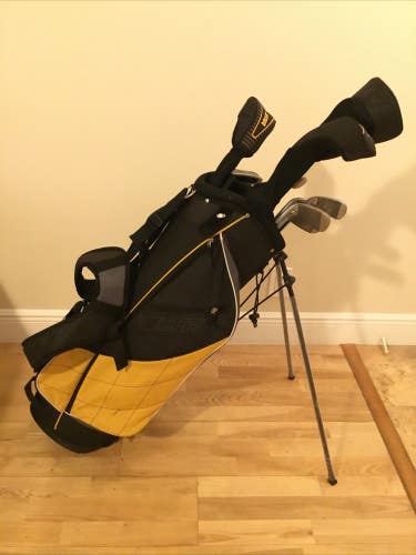 Wilson Ultra SL Super Long Full Set (D, FW, HY, 6-PW, Putter) Mens & Stand Bag
