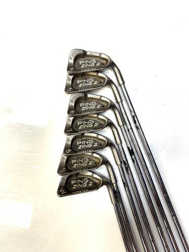 Used Ping ZING2 BLACK DOT Mens Iron Set RH 4I-PW 11860-C000295771