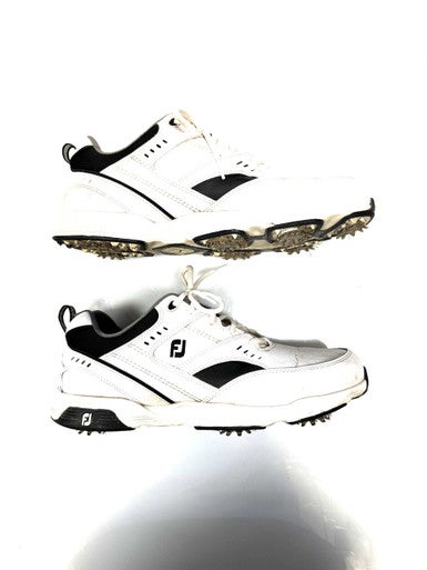 Used Foot Joy Mens Golf Shoes White Senior 11.5 11860-S000295766