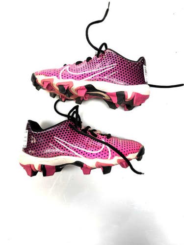 Used Nike HYPERDIAMOND BB/SB Cleats Pink Junior 02 11860-S000295743