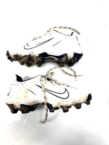 Used Nike DIAMOND BB/SB Cleats White Youth 13.0 11860-S000295745