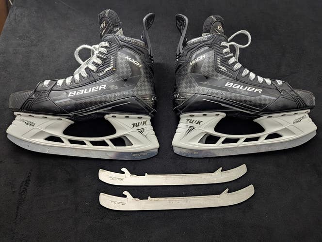 Used Bauer Supreme Mach Hockey Skates 8.5 Fit 2