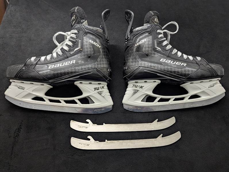 Used Bauer Supreme Mach Hockey Skates 8.5 Fit 2