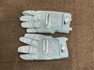 Used Franklin BB/SB Batting Gloves Royal Blue LG 11614-S000218818