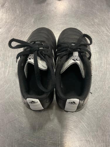 Used Adidas INDOOR SHOES Soccer Indoor Shoes Black Youth 11.0 11614-S000218404