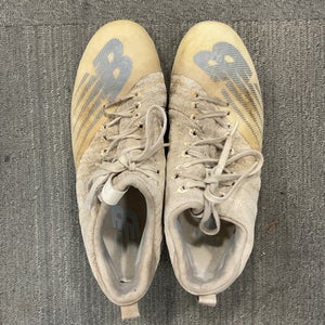 Used New Balance LAX Cleats Mens White Senior 9.5 11614-S000218161