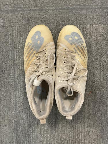 Used New Balance LAX Cleats Mens White Senior 9.5 11614-S000218161