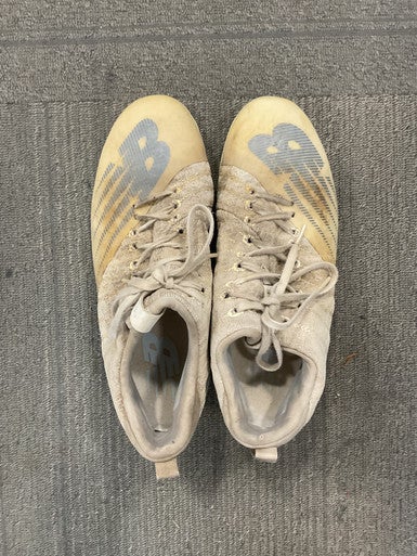 Used New Balance LAX Cleats Mens White Senior 9.5 11614-S000218161