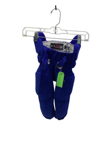 Used Under Armour Youth FB Integrated Pants Royal Blue SM 11347-S000252713