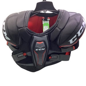 Used CCM JETSPEED FT 370 Senior Shoulder Pads Cardinal And Black MD 11347-S000252667