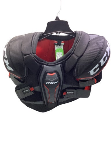 Used CCM JETSPEED FT 370 Senior Shoulder Pads Cardinal And Black MD 11347-S000252667
