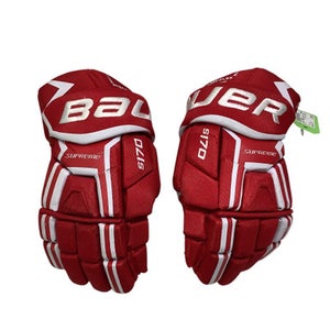 Used Bauer SUPREME S170 Senior Gloves Red 13" 11347-S000252661