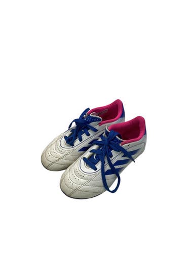 Used Adidas GOLLETO Soccer Cleats White Youth 10.0 11347-S000252643
