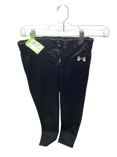 Used Under Armour BLACK BB PANTS YTH SM BB/SB Pant Boys Black SM 11347-S000252648
